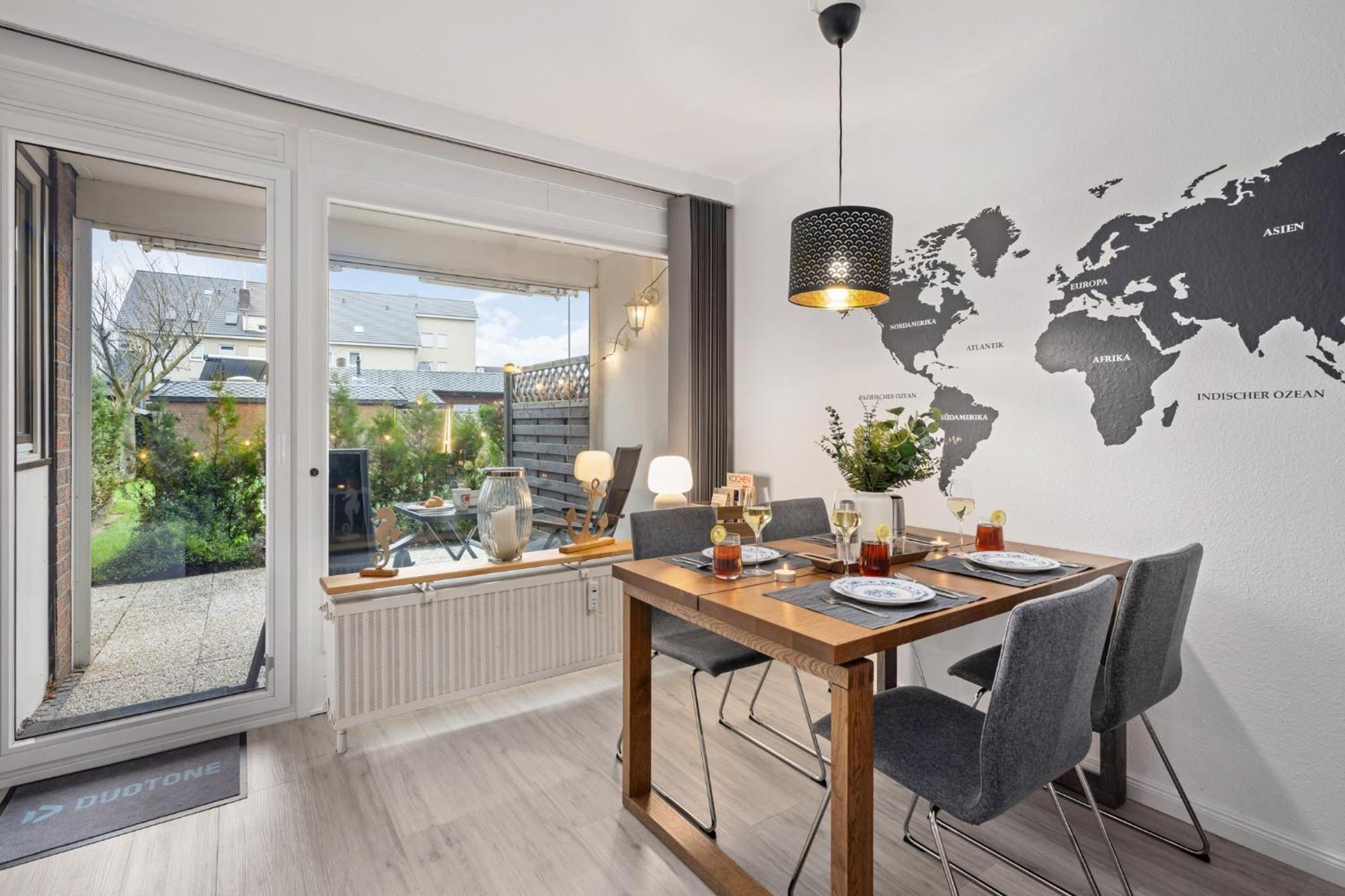Greypearl - Ruhig Gelegen Mit Terrasse - Strandnaehe - Parkplatz - Wlan Büsum Buitenkant foto